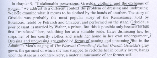 Ann Rosalind Jones and Peter Stalybrass. Renaissance Clothing and the Materials of Memory. (Cambridg