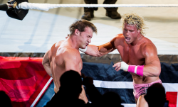 rwfan11:  Dolph punching Jericho… (with crotch shot ZOOM)