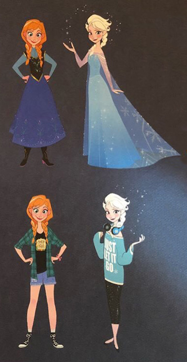 scurviesdisneyblog: Disney Princesses concept art for Ralph Breaks the Internet. (x)