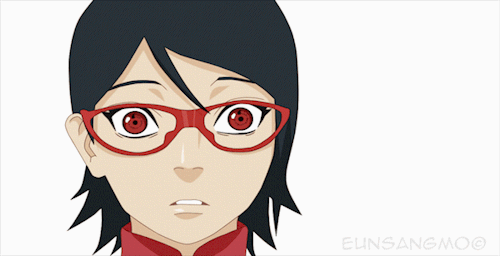 eunsangmo:    Uchiha Sarada Test 2!  As I promised in my previous post I added colors. I don’t say that these are the final colors but good for a time. I think the quality is better than the lineart’s. I hope you like it. :) (with background: coming