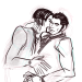 saltandbees:Kiryu x Everyone doodlesAlso eyepatch Kiryu because I’m a monster