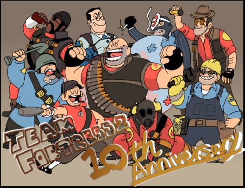 bitako:【 TF2 10th anniversary 】 …happy birthday！！！