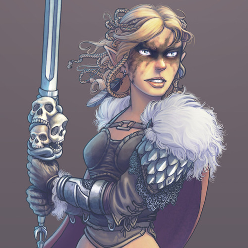 GERSEMI - Norse goddess of beauty. Twin sister of Hnoss, wields the sword Dáinsleif, which in