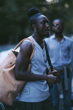 fckyeahprettyafricans:  South Africa scottkaplanphoto:  Joshua Kissi of streetetiquette @fallclassicnyc.  