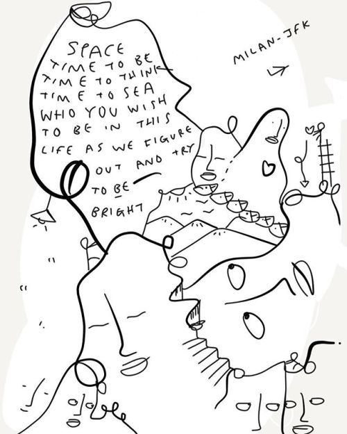 shantellmartin:Just touched down in JFK back from my project in Milan. Chilled flight, watched The D