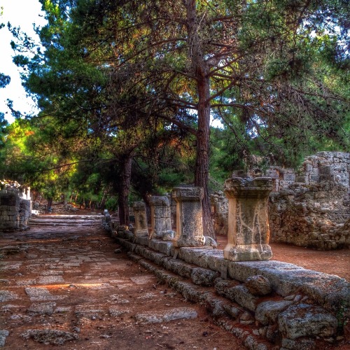 sedefscorner:Ancient Lycian City, Phaselis has survived through centuries and rule of Persians, Gree