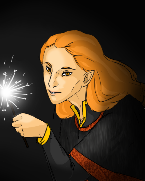 greymantleish:Happy New Year from Tar-Mairon the oh-so-pretty ! Nobody ever told him about sparkler 