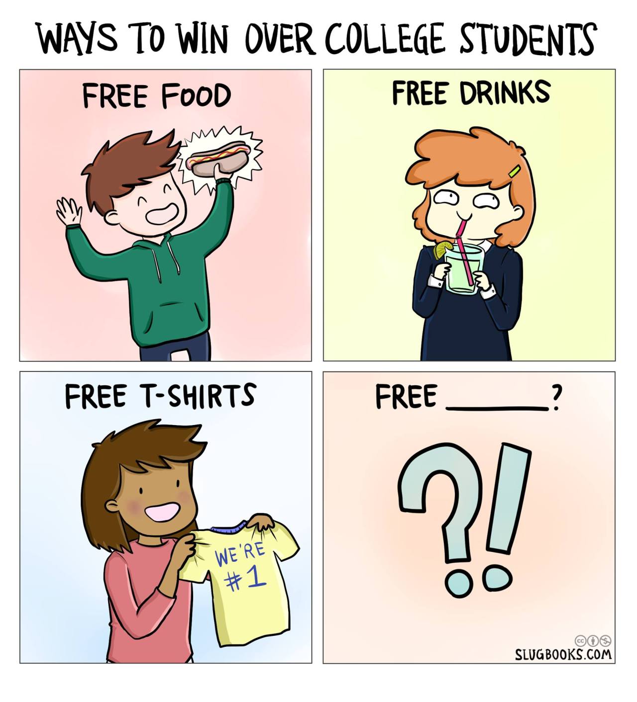 slugbooks:  Social experiment: who wants a free t-shirt? 