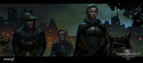  “Thronebreaker: The Witcher Tales”Scene from in-game story animation. Composed by Divis