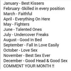 February is mine