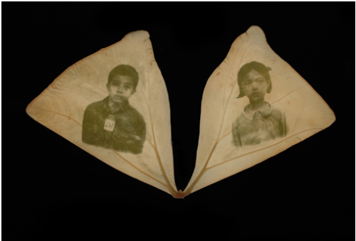 Binh Danh: Ancestral AltarsUsing found photographs from the Khmer Rouge era, Binh Danh imprints the 