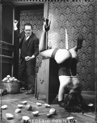 kinkygoodgirl:  Quite possibly my favorite photo set ever. Erotic, playful, cerebral, creative. Simply exquisite.   Got to love the absolute genius talent of my friend the French Artist Fréderic Fontenoy.   This is fantastic.