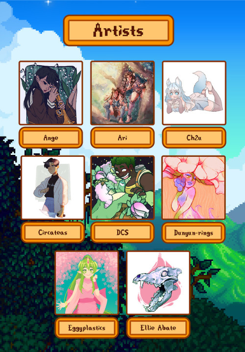stardewvalleyzine: Stardew Valley Zine Artist Lineup!  We are so happy to be working with such amazi