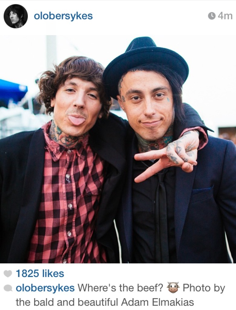 elmakias:  bandsandbadhabits:  A+ captioning Oliver  im flattered.  