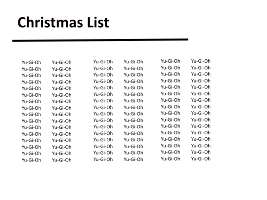 “You’re so difficult to buy Christmas gifts for”