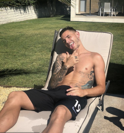 footballersshirtless:Lucas Hernández – FC Bayern 🇫🇷