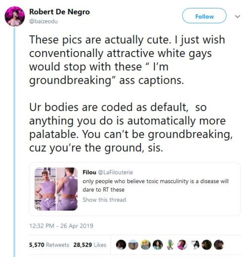mexicanjesuschrist: blackqueerblog: “You can’t be groundbreaking, cuz you’re the g