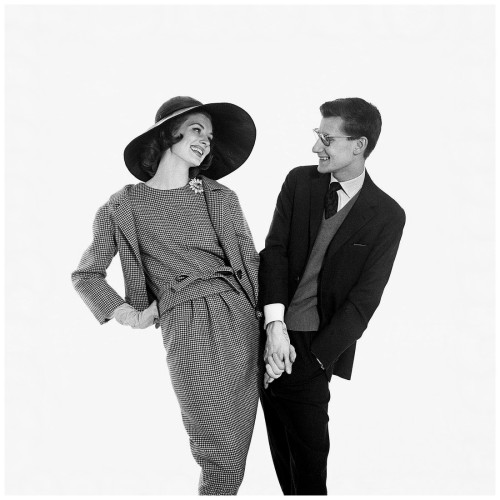robertocustodioart:Suzy Parker and Yves Saint Laurent by Richard Avedon 1959