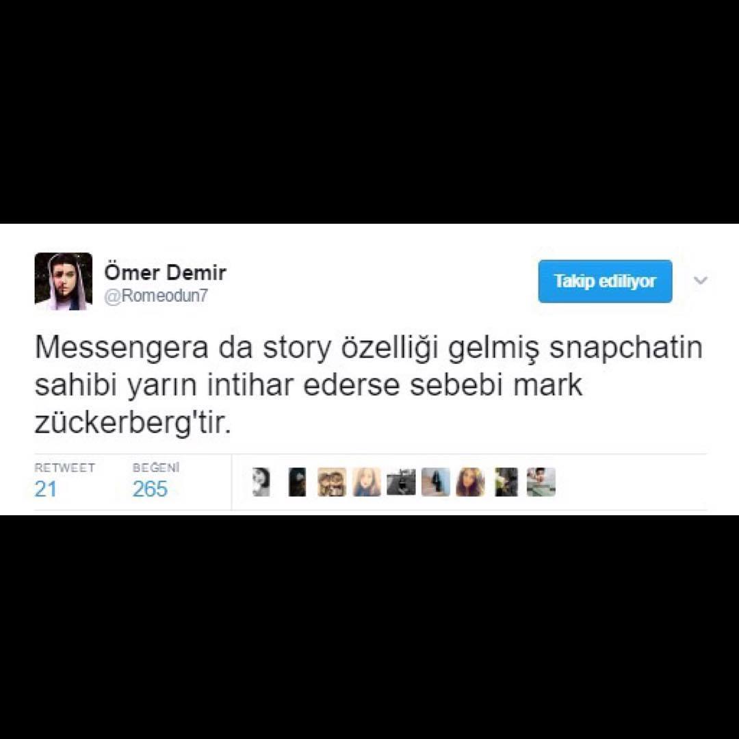 Massenger'da story...