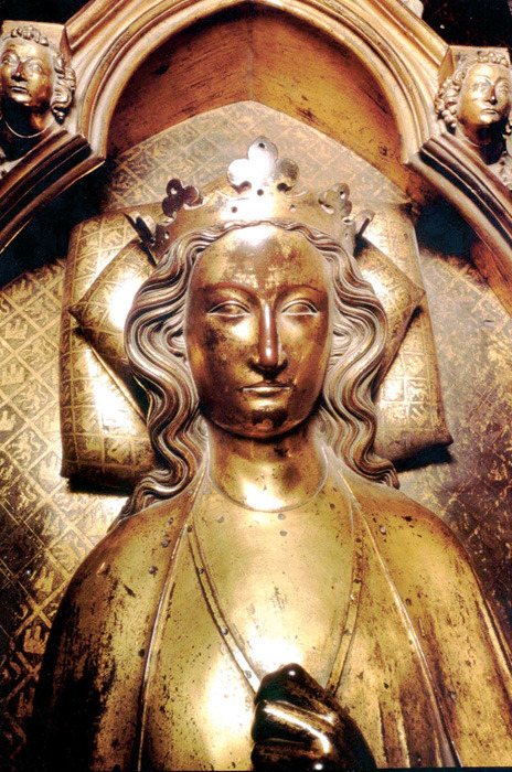 Eleanor of Castile’s tomb in Westminster Abbey by William Torell or Torel, 1291-93