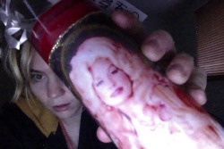 actuallygrimes:  the greatest christmas gift of all… a dolly parton candle! thanks cat and tara &lt;3 