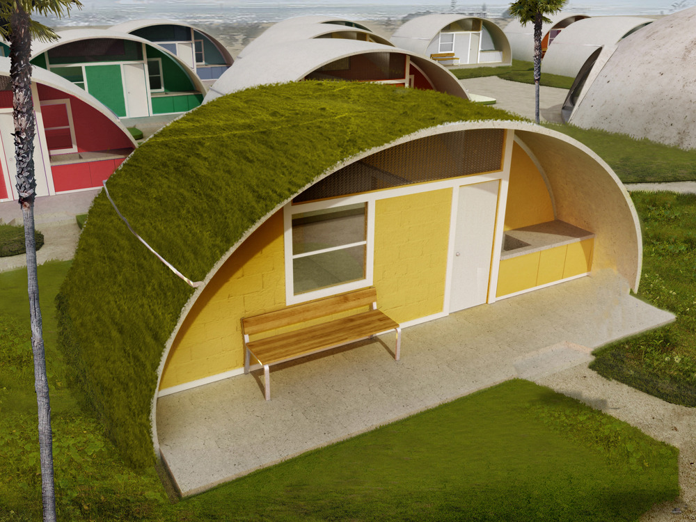 wired:   The concept is bizarre, combining a building material from the time of Julius