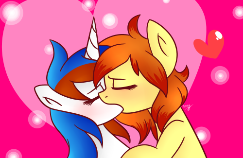 bernice-doodles:  Yes Safari, accept it. ♥ Them love birds~   X3 <3