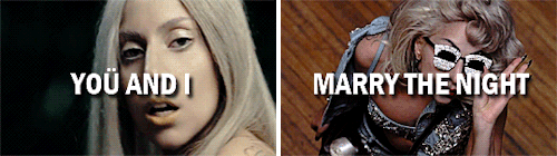 amenvenus: Lady Gaga + Music Videos  