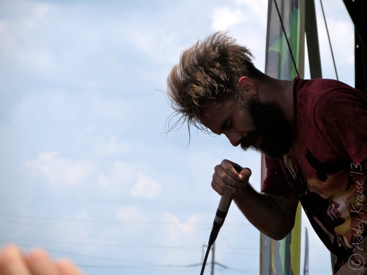 la-disperfection:  Jason Butler, Letlive.  Warped Tour ‘13 Orlando, FL