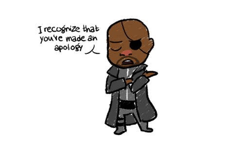 justira:Life Coach Nick Fury.inspired by [ x ]