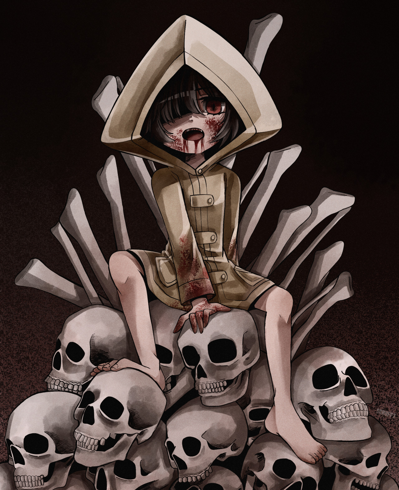 Mono Little Nightmares 2 FunFoxz_Artz - Illustrations ART street