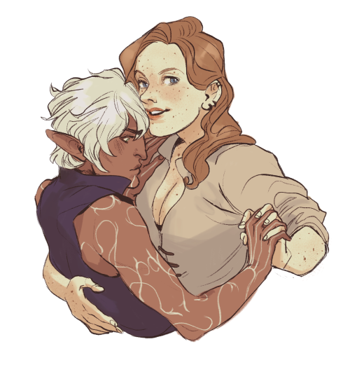 mureh:  fenhawke gift I did long time ago for @moremarscarat . I’m truly in love with Evan and