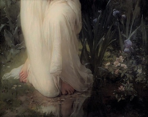 twirld:

 A Nymph in the Forest - Charles Amable Lenoir  #art