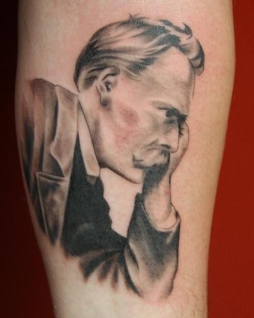 studentsofphilosophy:  Are there any philosophers you love enough to have their likeness tattooed?&n