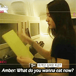 kryberpalace: [KryberPalace] Krystal eating cookies on flight got by Amber XD