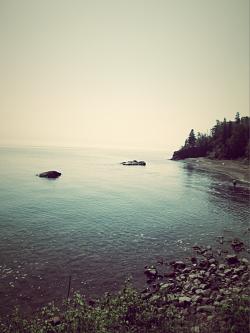 scent-of-pine:View of Lake Superior from