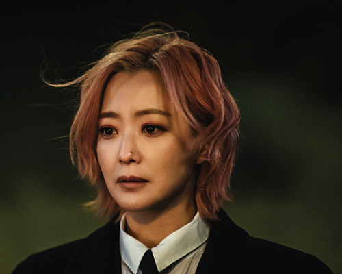 Promotional stills of Kim Hee Sun as Koo Ryeon in Tomorrow 내일 (2022) dir. Kim Tae Yoon