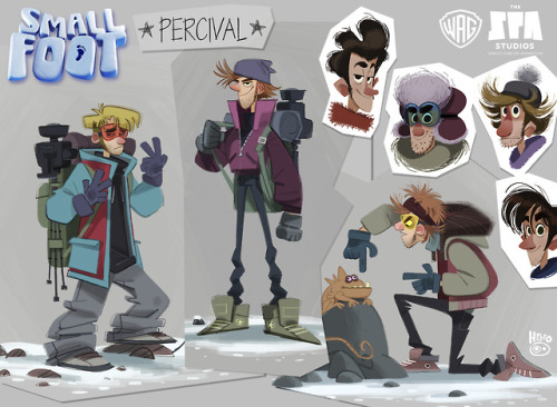 hebrocharacterdesign:More SMALLFOOT stuff 2012-2013