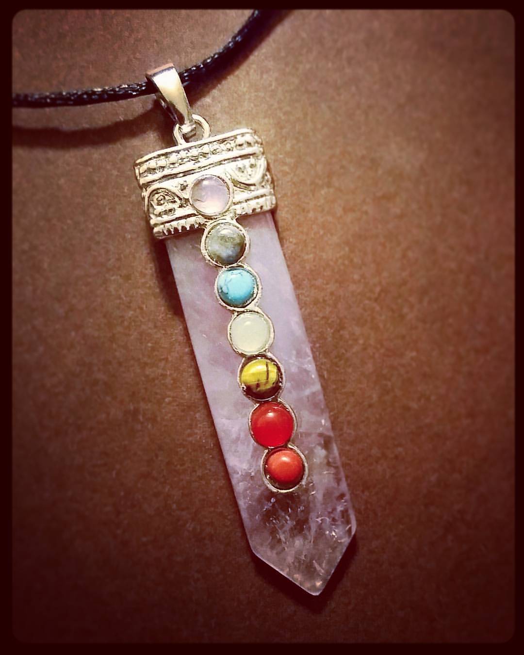 #necklace #chakras #chakrastones #amethyst @worldostuff