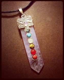 #Necklace #Chakras #Chakrastones #Amethyst @Worldostuff