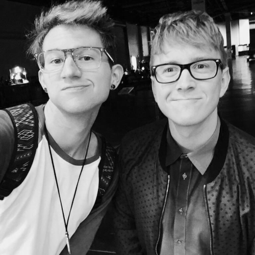 Ricky and Tyler at VidCon today.