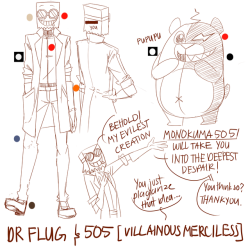 its-madpanda66:  Design for Dr flug and 505