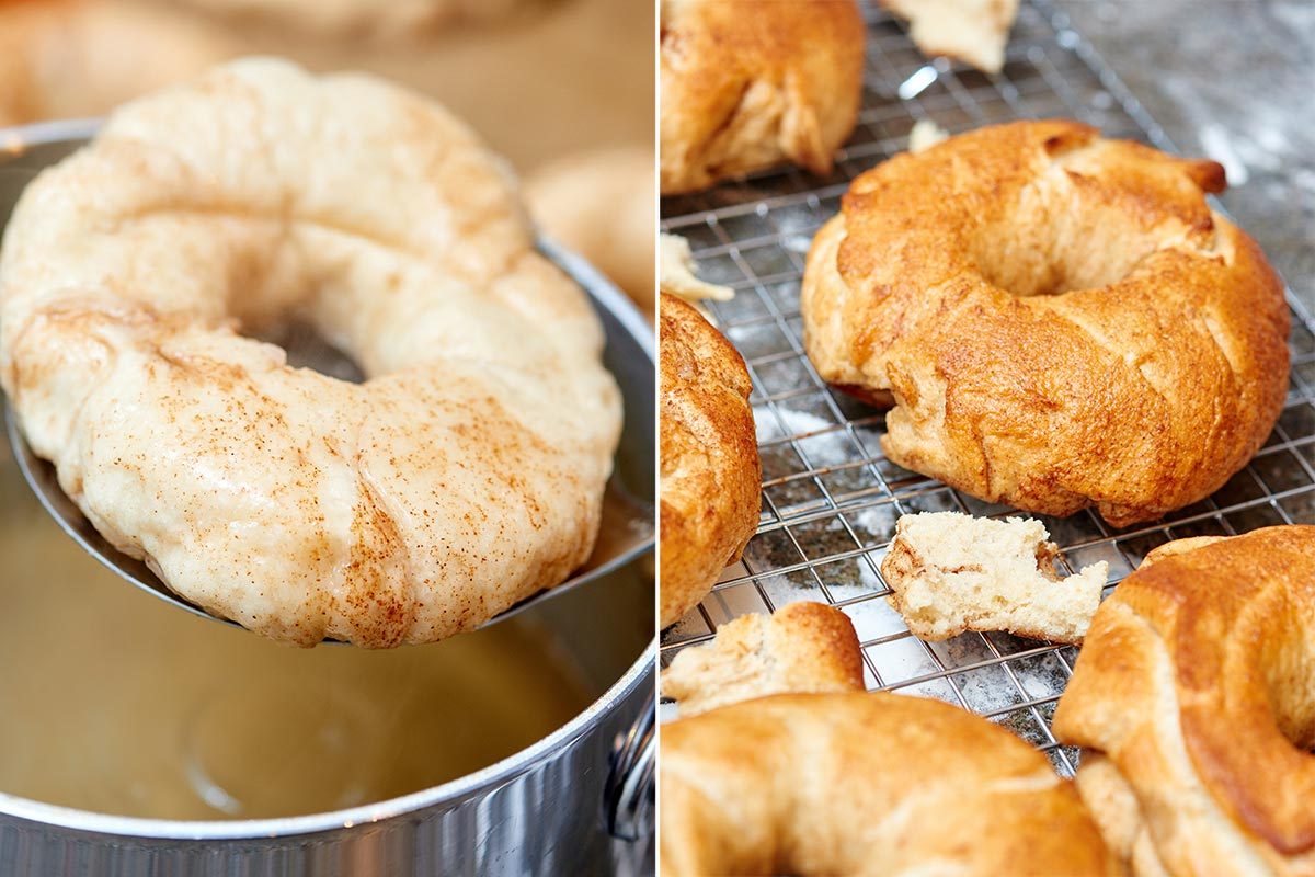 foodffs:  CINNAMON SWIRL BAGELS WITH HONEY WALNUT CREAM CHEESEReally nice recipes.