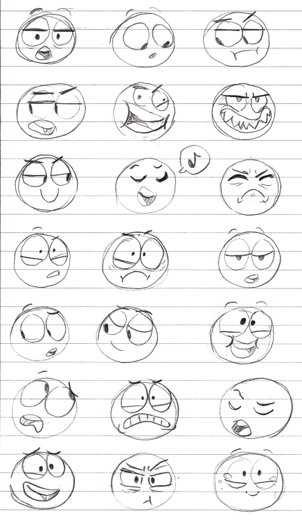 Sex sharpie91:  A bunch of expression doodles.  pictures