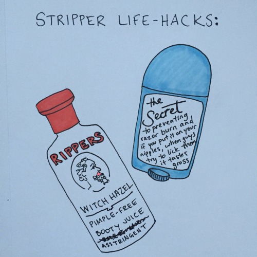 STRIPTASTIC! has a whole chapter dedicated to stripper tips and lifehacks.Pledge to help make it int