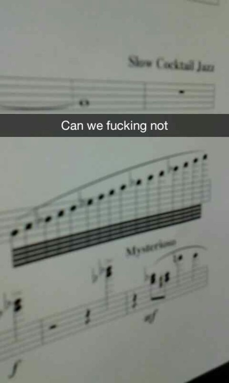 scaels:  valeatrahslane:  290pika:  scaels:  Band snapchats are the best snapchats  Godzilla Eats Las Vegas is best band piece  Please tell me this isn’t the flute part  Its piccolo 