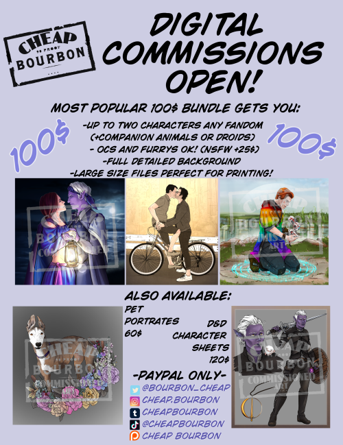 cheapbourbon: cheapbourbon: digital commissions open! to purchase DM me on any of my socials!&n