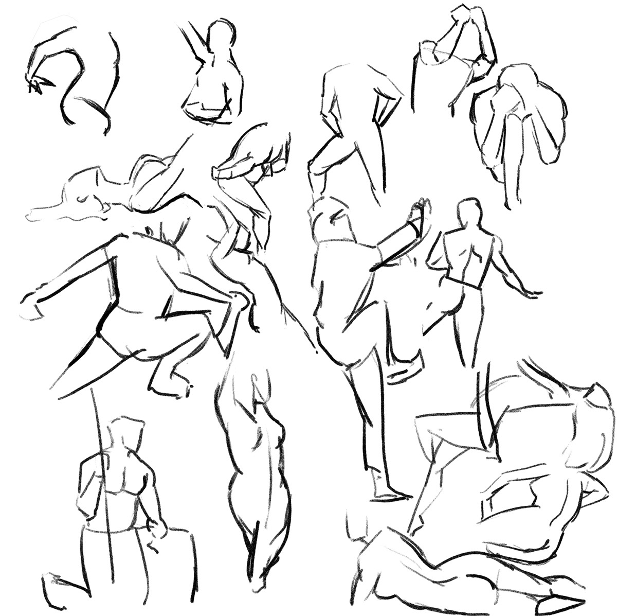 Figure Drawing With Figurosity | 30 Second Quick Poses - YouTube