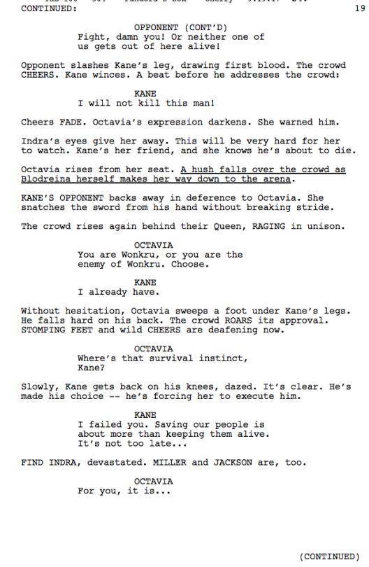 Happy Wednesday!We’re back with another FStS, this time from last night’s episode “Pandora’s Box” written by Charmaine Degraté and directed by Dean White. 