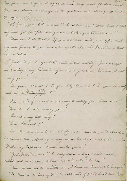 starrydiadems:  Manuscript of Jane Eyre by adult photos